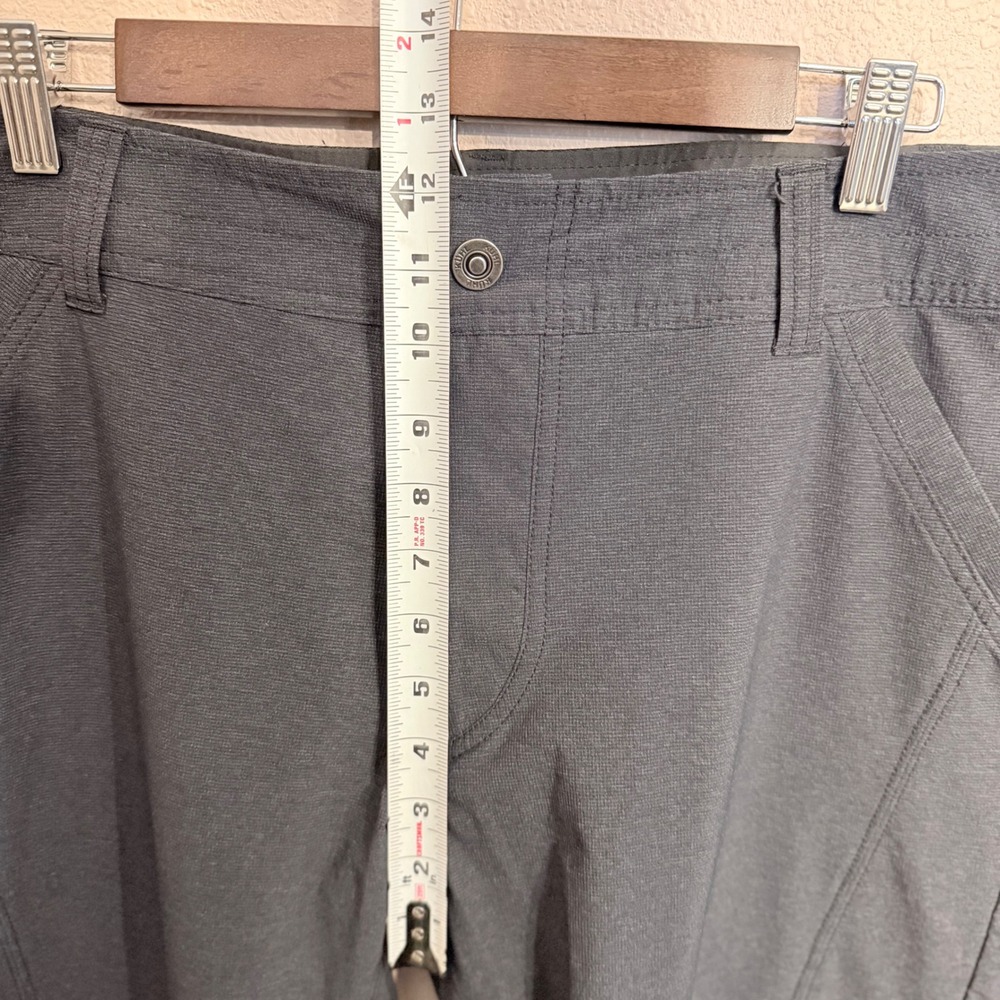KUHL Deceptr Dark Gray Technical Hiking Pants 34x32 Stretch Tuff Lite Fabric - Picture 7 of 9